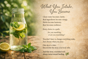 What You Intake, You Become